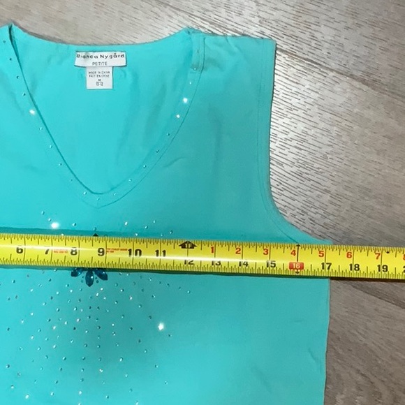 Bianca Nygard Ladies Petite Size 10-12P (medium) Sleeveless with Beading.  NWOT - Picture 4 of 6